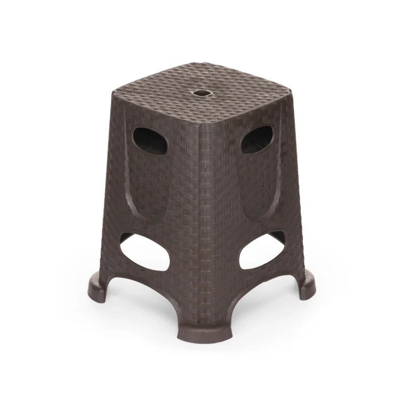 Σκαμπό Εξωτερικού Χώρου Rattan Tif Βαρέως Τύπου 37x37x45 εκ. σε 2 χρωματα