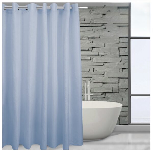 Αδιάβροχη Κουρτίνα Μπάνιου 180x200 σε γαλάζιο