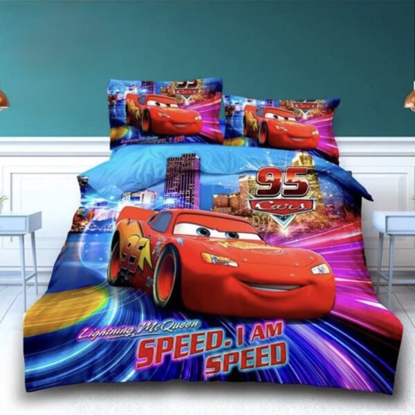 Σετ Σεντονιών 3 Τεμαχίων "Cars – Lightning McQueen"