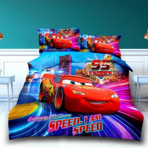 Σετ Σεντονιών 3 Τεμαχίων "Cars – Lightning McQueen"