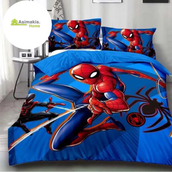 Παιδικό Κουβερλί Spiderman 160×240 με Μαξιλαροθήκη 50×70