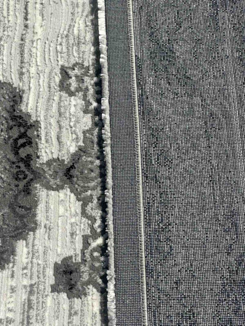 Κλασσικό Χαλί 240x300 Γκρι – Μαύρο - Image 2