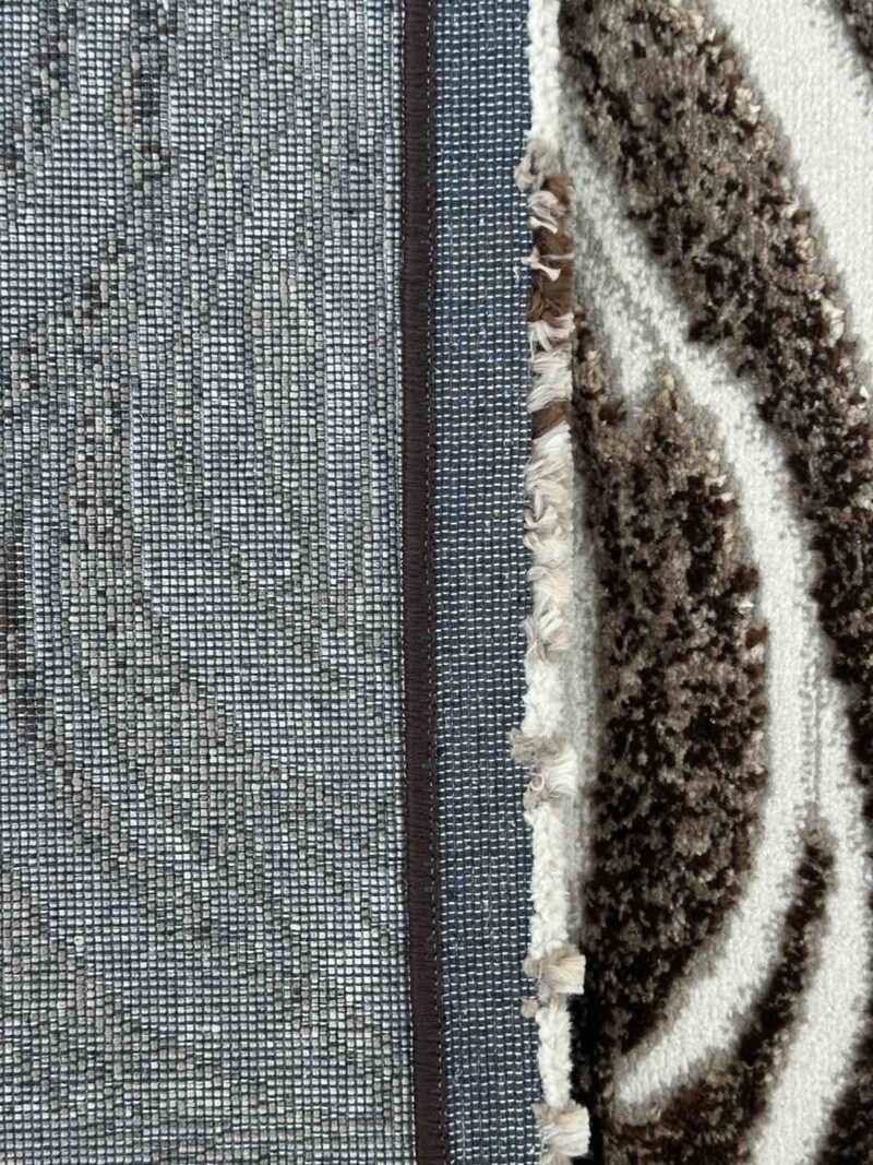 Ανάγλυφο Χαλί Καφέ – Εκρού 170x220 - Image 2