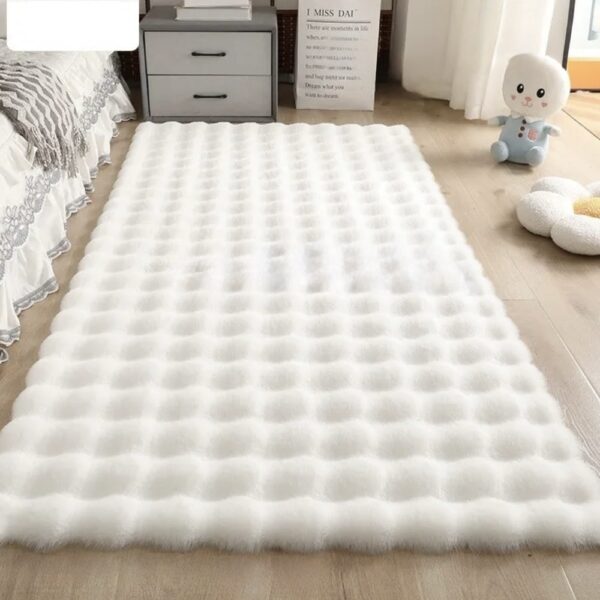 Χαλί Rabbit Πετσετέ Υφής – Λευκό 160x220 εκ.