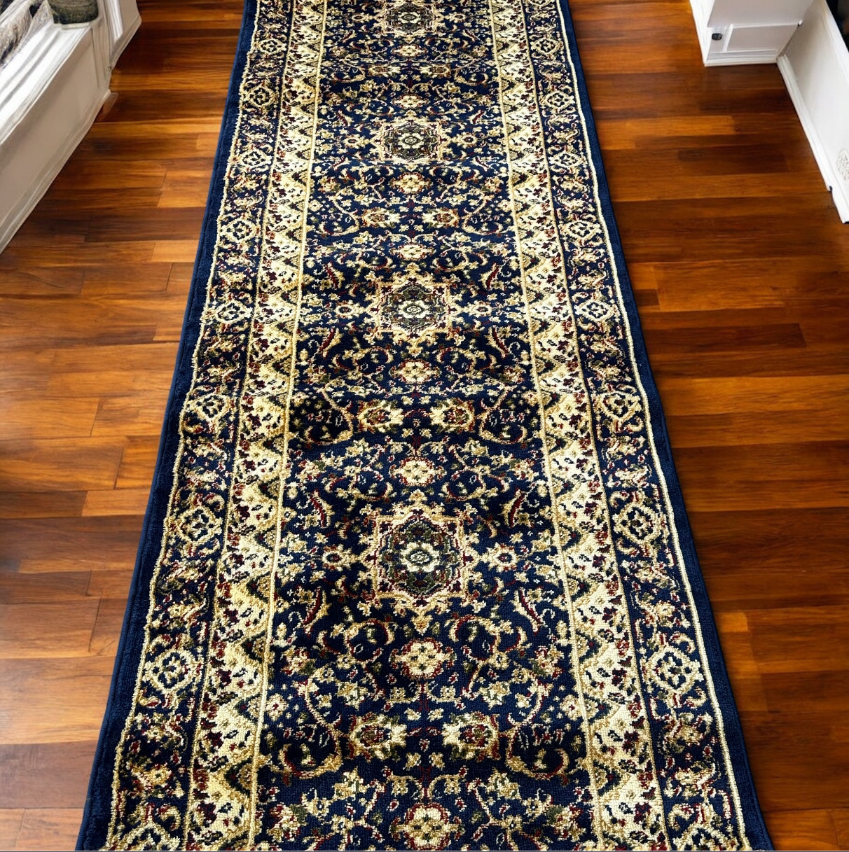 Διάδρομος Τρέχων Μετρό – Κλασικό Σχέδιο σε Μπλε & Μπεζ II