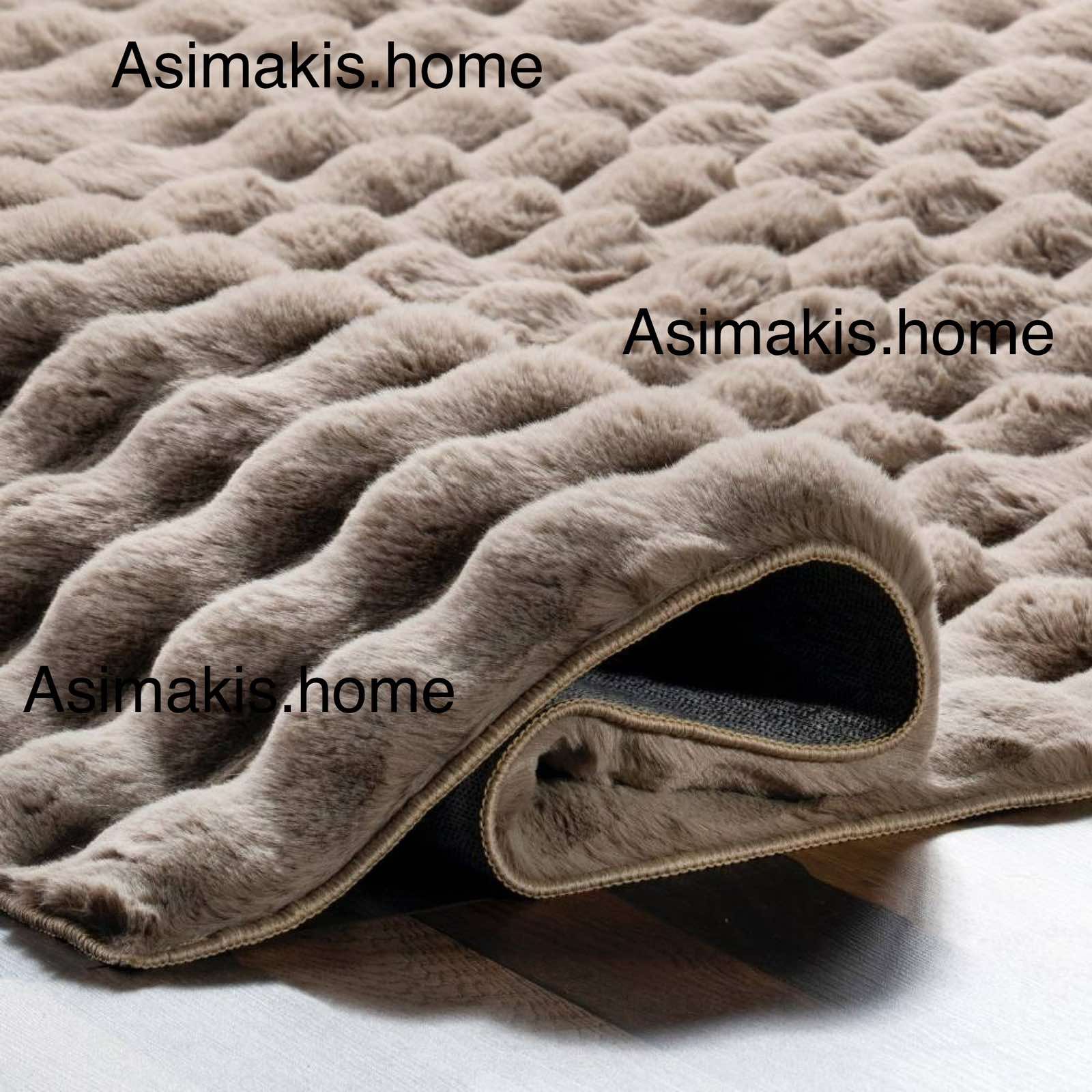 Χαλί Rabbit Πετσετέ Υφής – Ζάχαρη Σκούρο 200x280 εκ. - Image 3