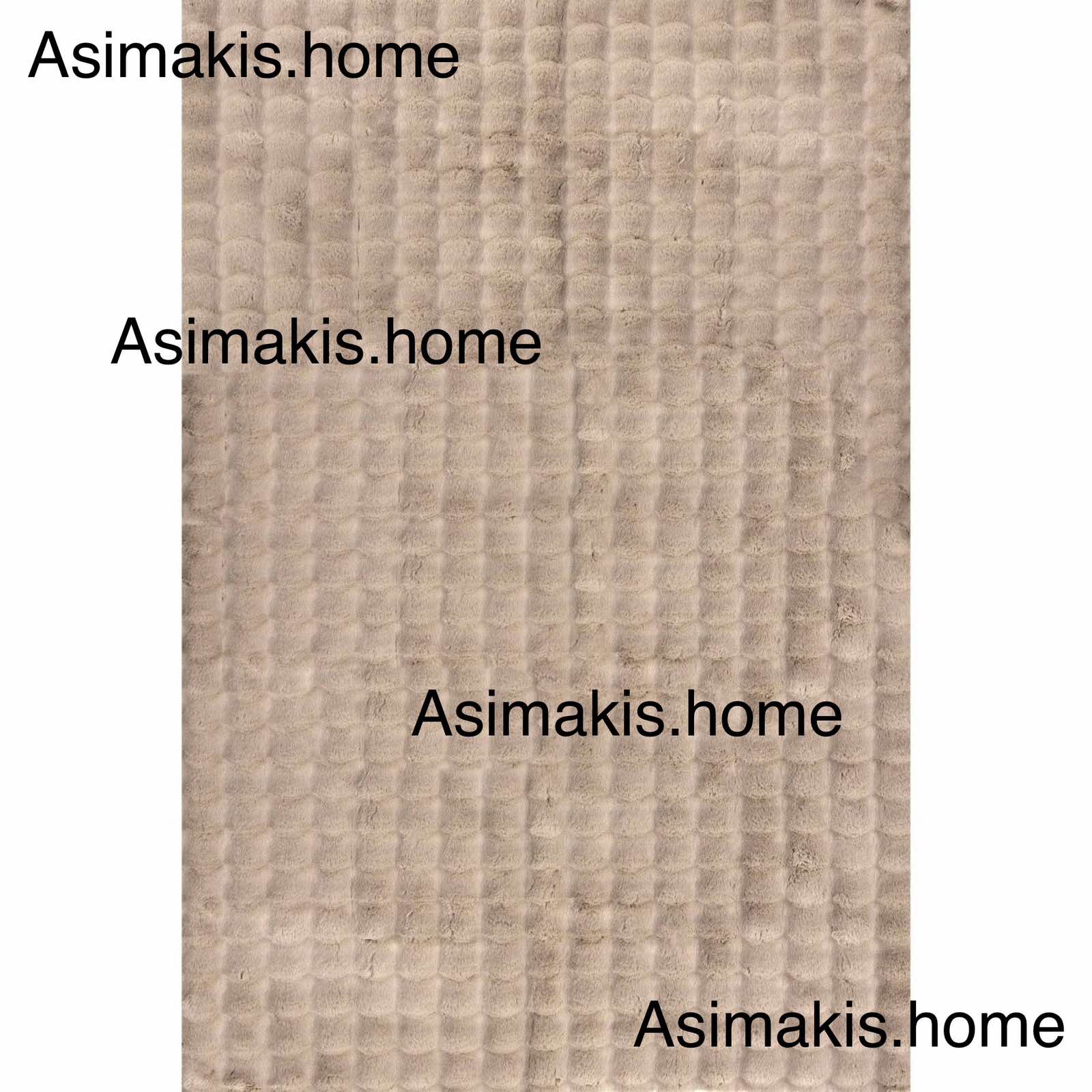 Χαλί Rabbit Πετσετέ Υφής – Ζάχαρη Σκούρο 160x220 εκ. - Image 2