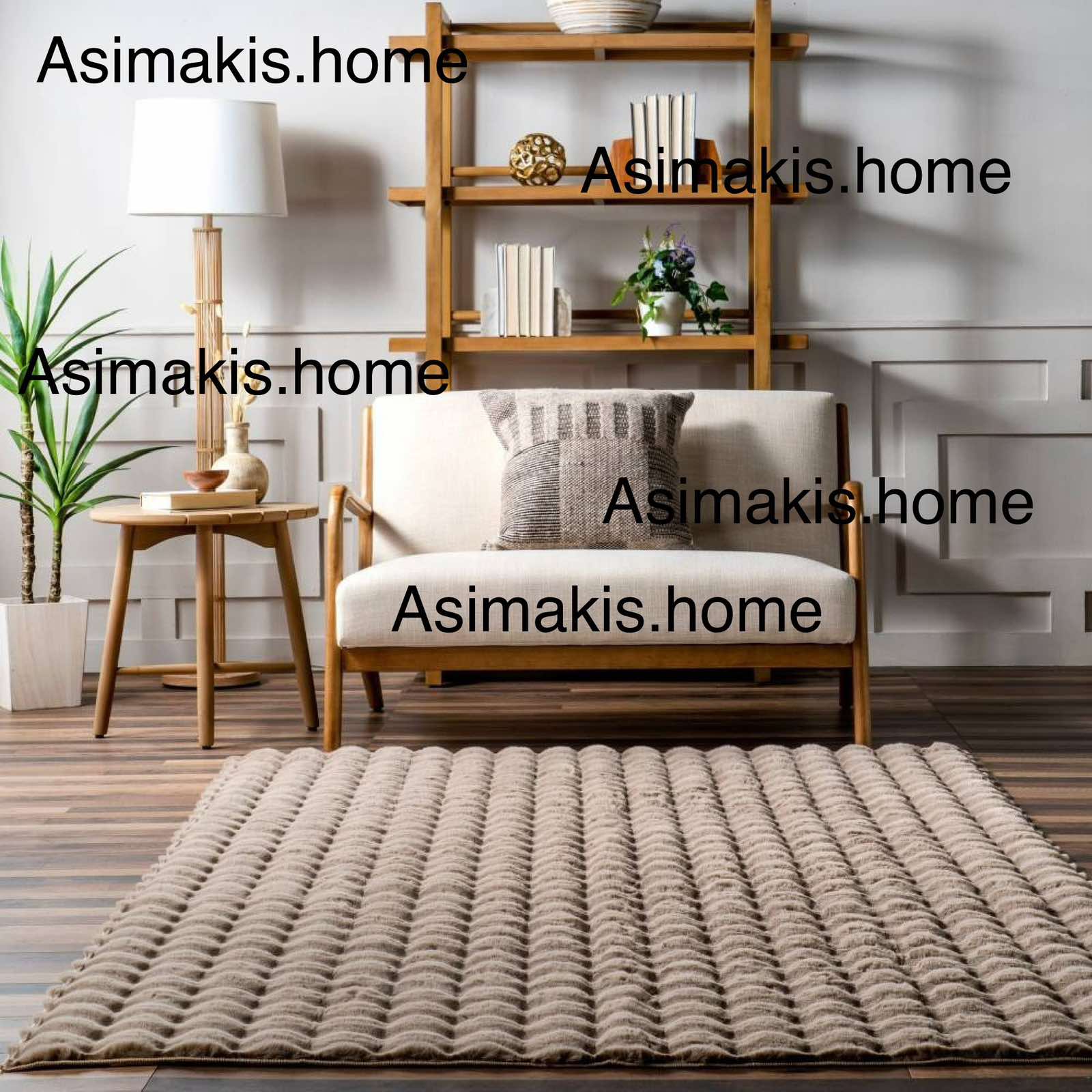 Χαλί Rabbit Πετσετέ Υφής – Ζάχαρη Σκούρο 200x280 εκ. - Image 2