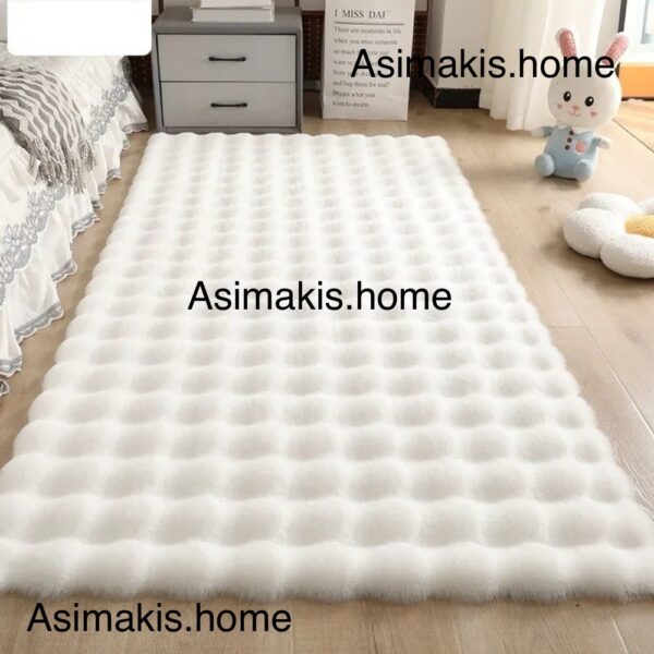 Χαλί Rabbit Πετσετέ Υφής – Λευκό 200x280 εκ.