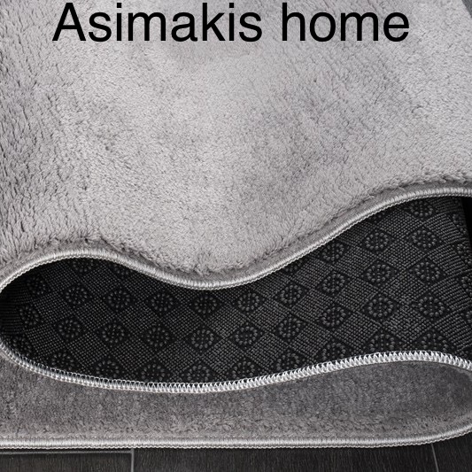 Χαλί Πετσετέ Αντιολισθητικό – Γκρι 130x190 εκ. - Image 4