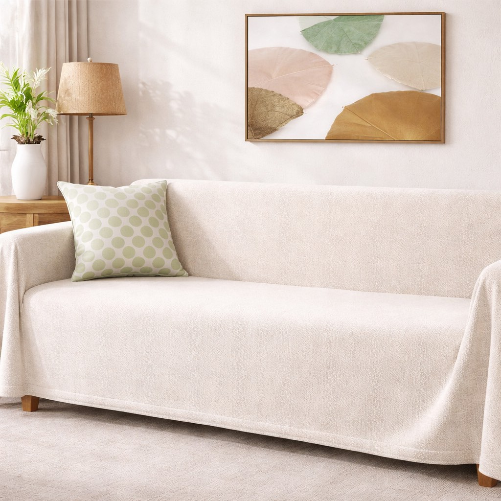 Σετ Ριχτάρια Καναπέδων 3 Τεμαχίων – Σελίν Εκρού | Ασημάκης Home