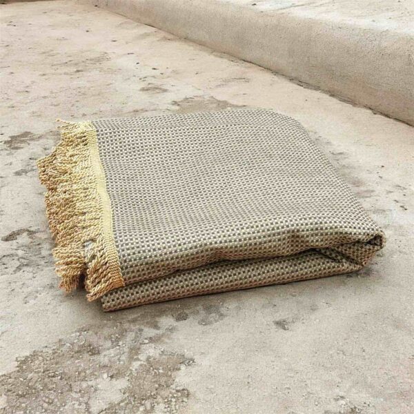 Ριχτάρι με Σχέδιο Ψάθας σε Μπεζ & Καφέ Αποχρώσεις 149 x 280 εκ. – Ασημάκης Home