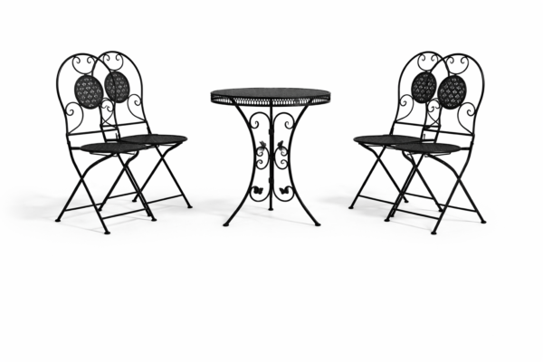 Μεταλλικό Πτυσσόμενο Σετ Κήπου 5 Τεμαχίων – Κομψότητα & Πρακτικότητα για Κάθε Εξωτερικό Χώρο