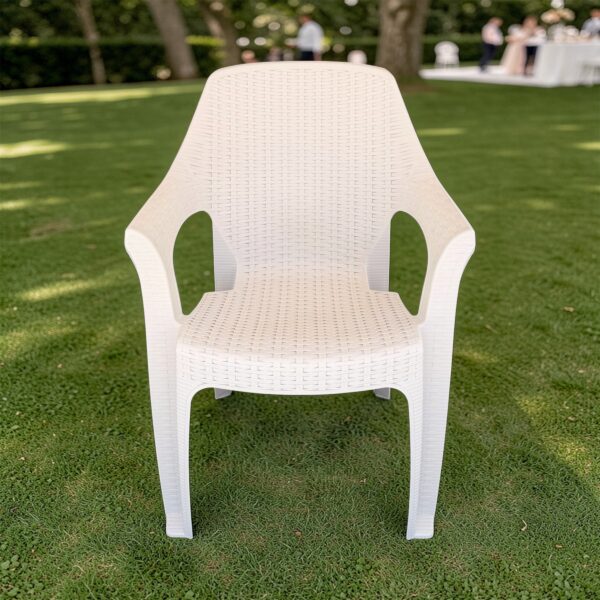 Καρέκλα Rattan Ανοιχτό Γκρι – Minimal Στυλ & Απόλυτη Αντοχή