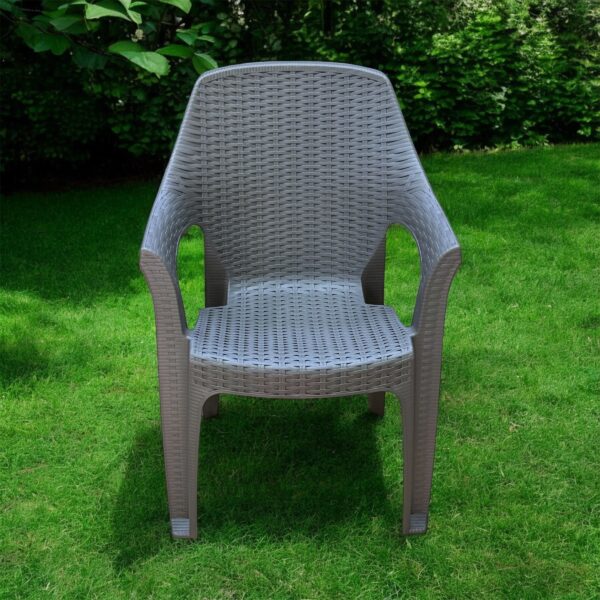 Καρέκλα Κήπου Ανθρακί Σκούρο Γκρι με Μπράτσα – Ανθεκτικότητα & Άνεση που Ξεχωρίζει | Ασημάκης Home