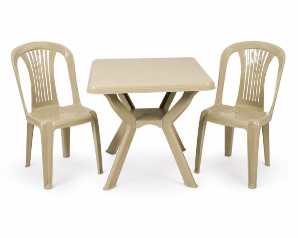 Τραπέζι Πλαστικό 70×70×72 cm Ενισχυμένο Τετράγωνο