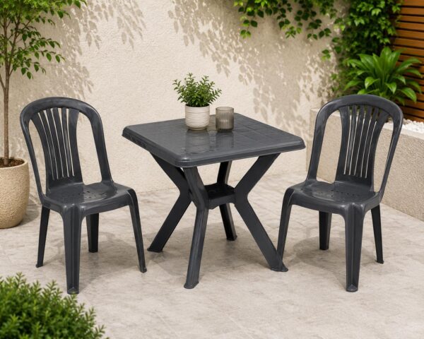 Τραπέζι Πλαστικό 70×70×72 cm Ενισχυμένο Τετράγωνο