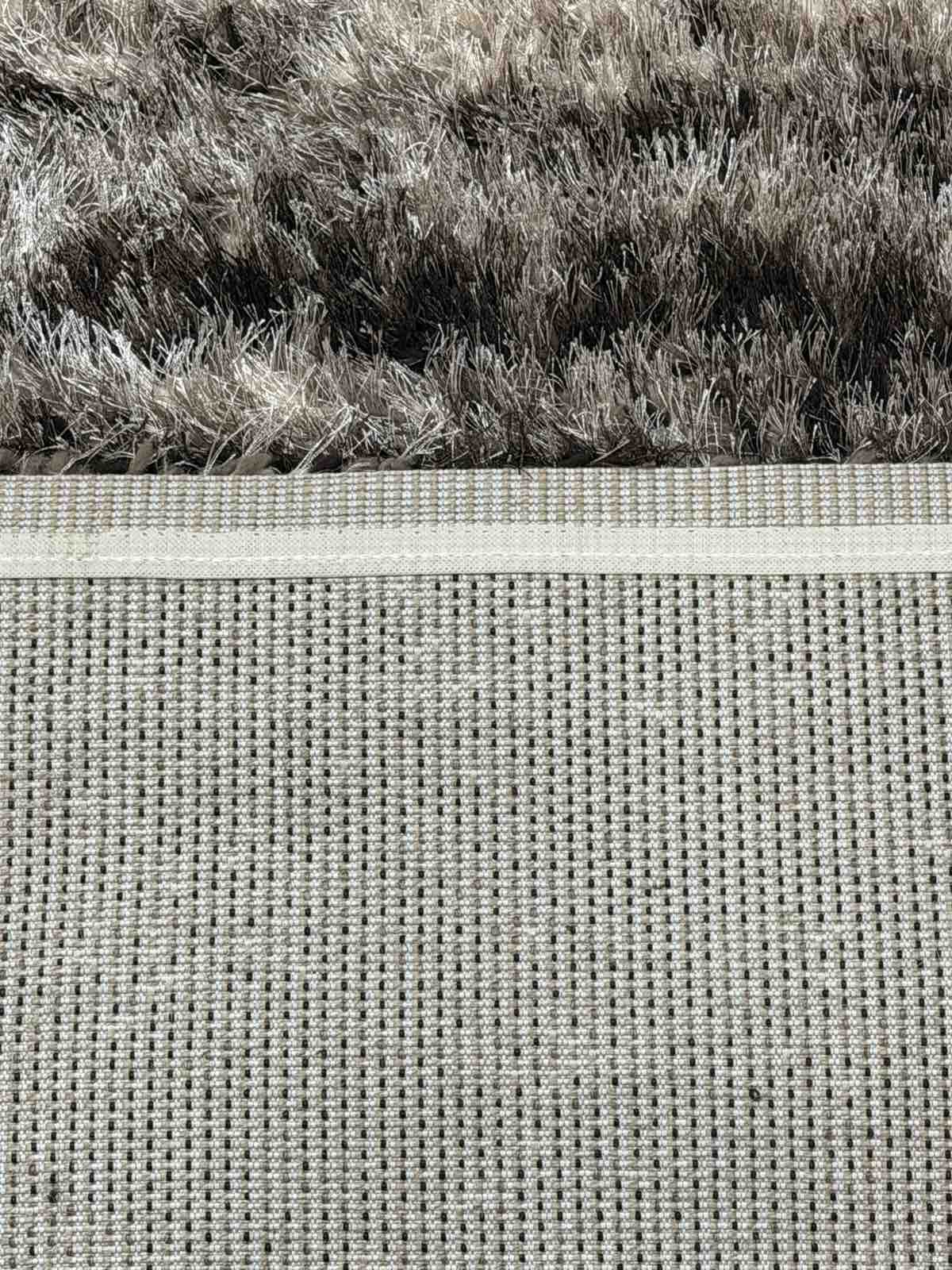 Γούνινο Χαλί 240x290 cm – Extra Απαλό με Πλούσια Λεπτή Τρίχα σε Μπεζ, Καφέ, Σκούρο Καφέ & Λευκό - Image 4