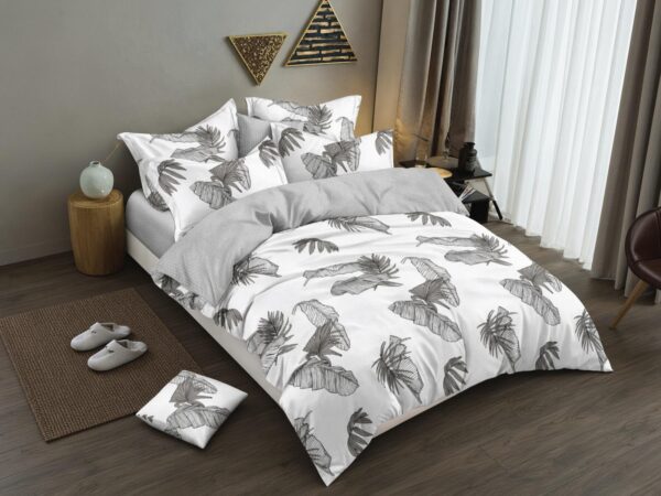Σετ Σεντόνια Υπέρδιπλα 220×240 cm – 50% Μικροΐνες & 50% Βαμβάκι – 4 Τεμαχίων